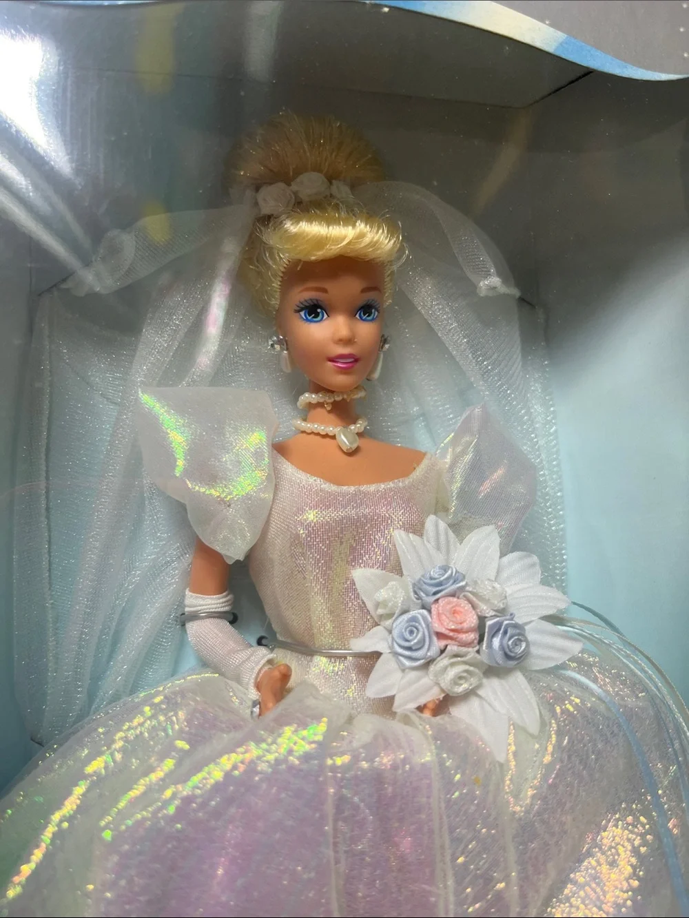 vintage 1995 Mattel Walt Disney Wedding Cinderella 45th Anniversary Barbie NRFB